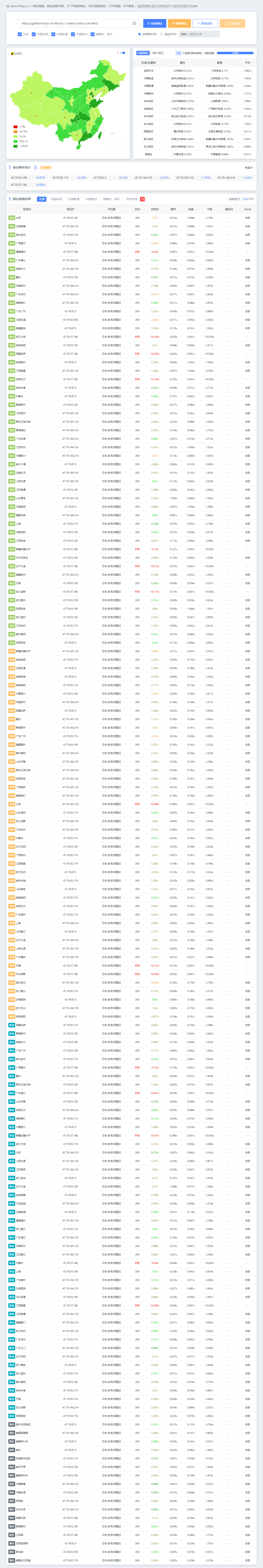 ITDOG
全国TCP测试